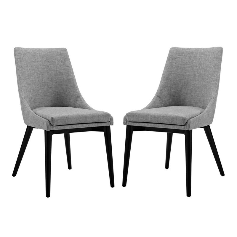 Modway - Viscount Dining Side Chair Fabric (Set of 2) - EEI-2745-LGR-SET