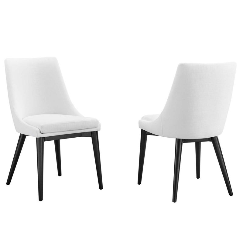 Modway - Viscount Dining Side Chair Fabric (Set of 2) - EEI-2745-WHI-SET