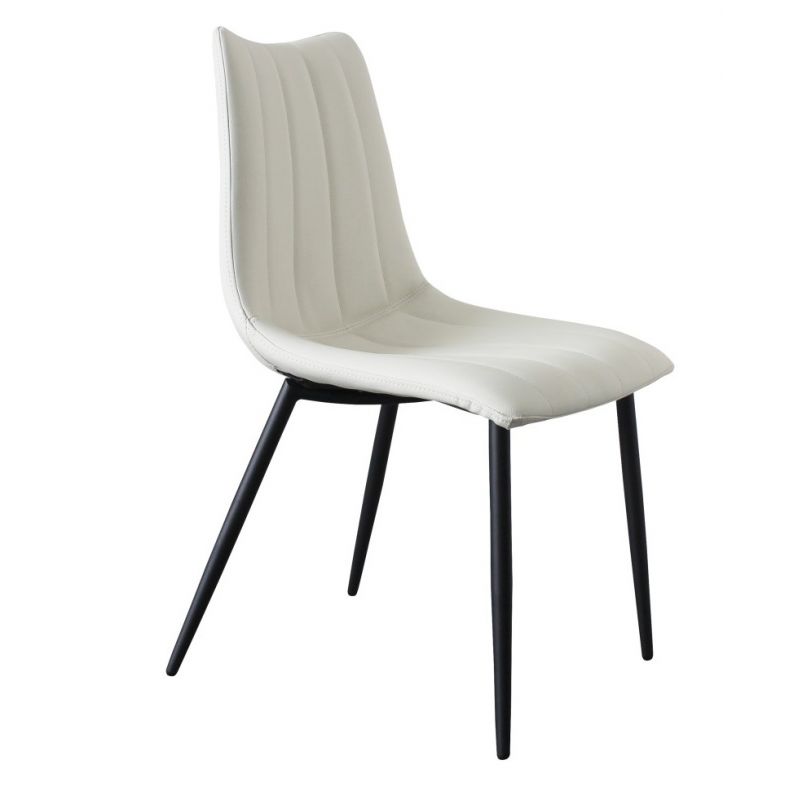 Moes Home - Alibi Dining Chair Ivory (Set of 2) - UU-1022-05