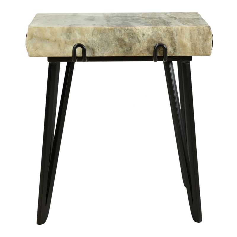 Moes Home - Alpert Accent Table in Sand - IK-1011-21