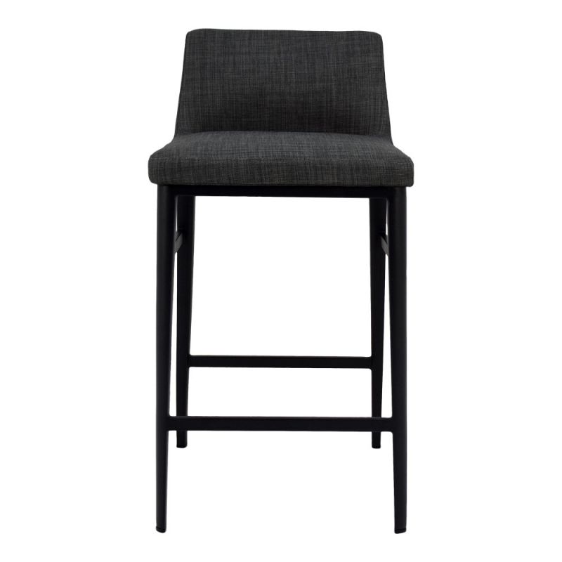 Moes Home - Baron Counter Stool in Charcoal Grey - EJ-1031-07