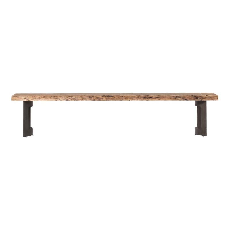 Moes Home - Bent Bench Extra Small Smoked - VE-1038-03-0