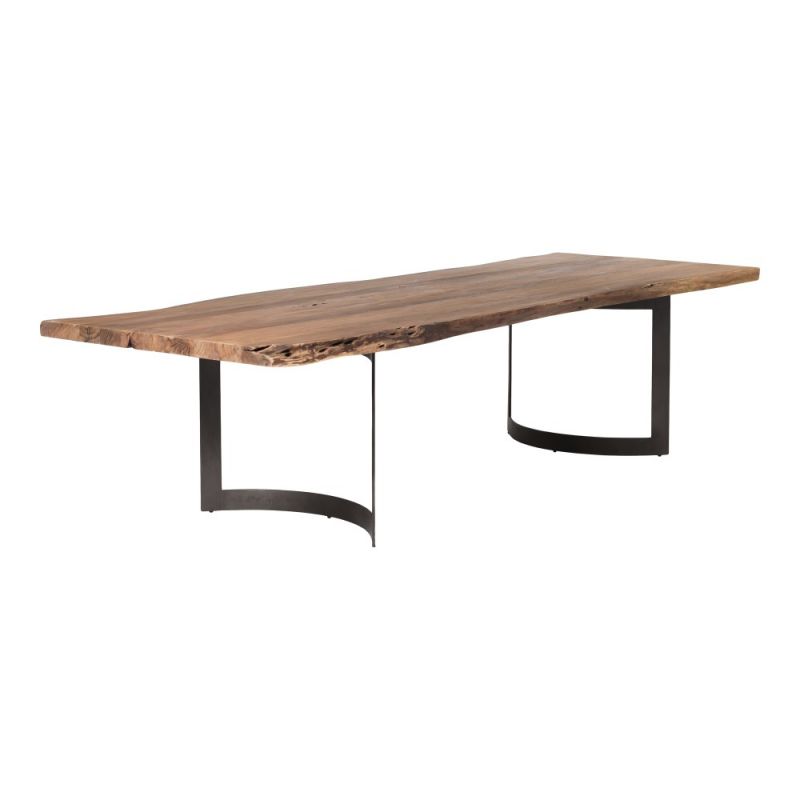 Moes Home - Bent Dining Table Large Smoked - VE-1000-03