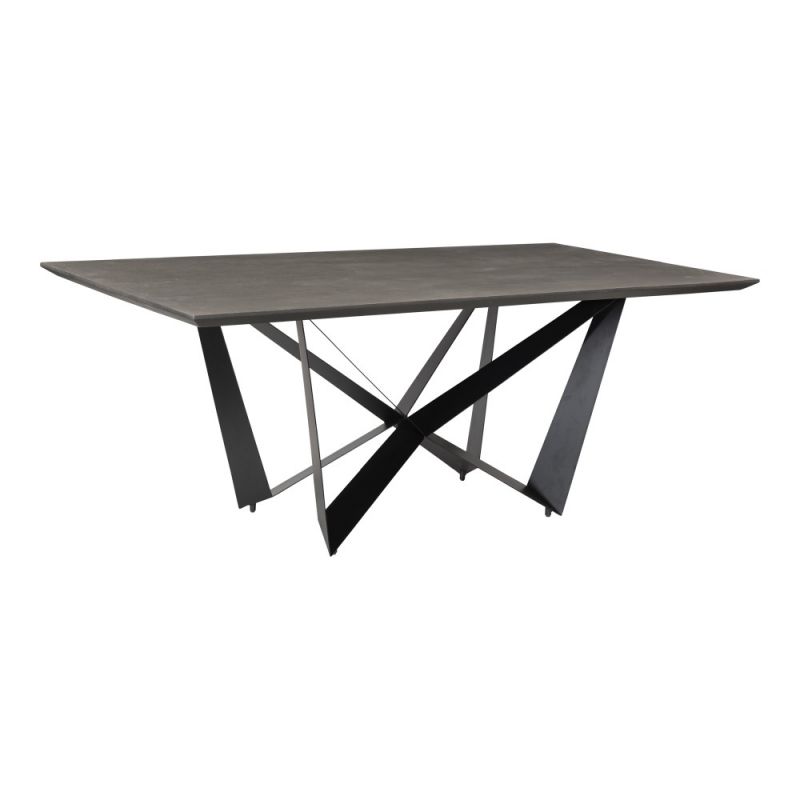 Moes Home - Brolio Dining Table Charcoal - RP-1007-07