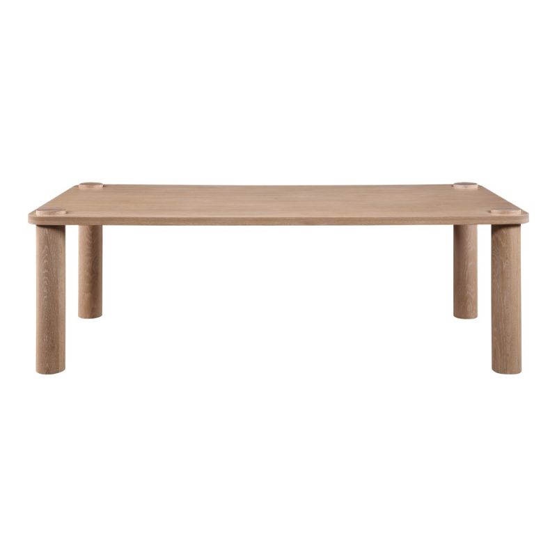 Moes Home - Century Dining Table in White Oak - BC-1087-18