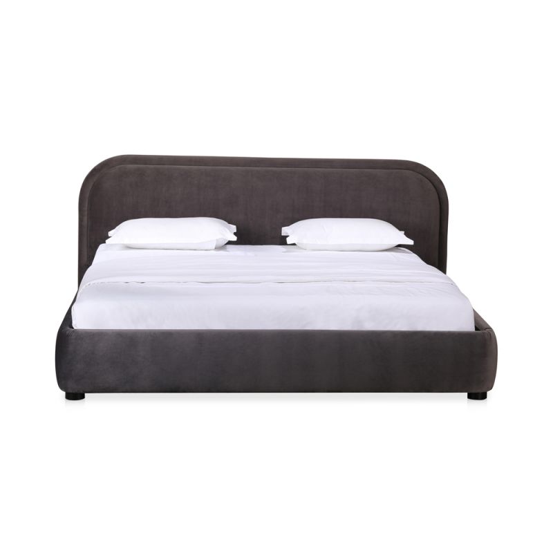 Moes Home - Colin King Bed in Charcoal - RN-1147-25