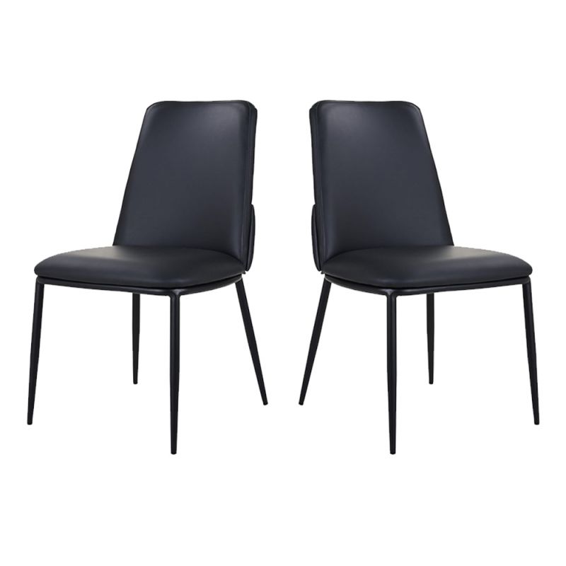 Moes Home - Douglas Dining Chair in Black (Set of 2) - EQ-1017-02