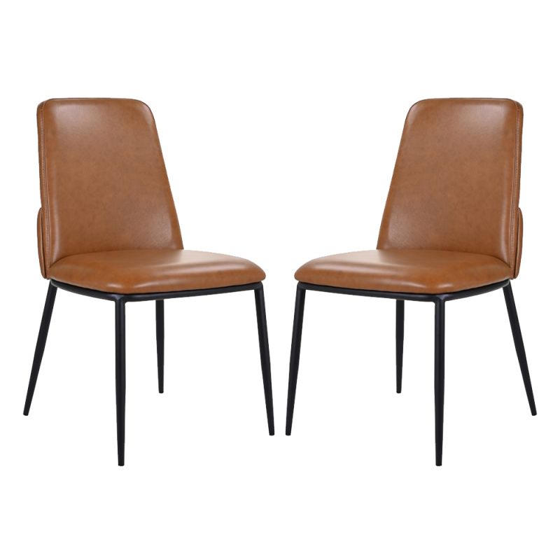 Moes Home - Douglas Dining Chair in Brown (Set of 2) - EQ-1017-03