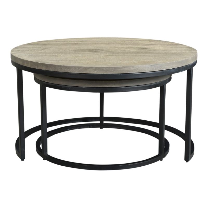Moes Home - Drey Round Nesting Coffee Tables - BV-1011-15