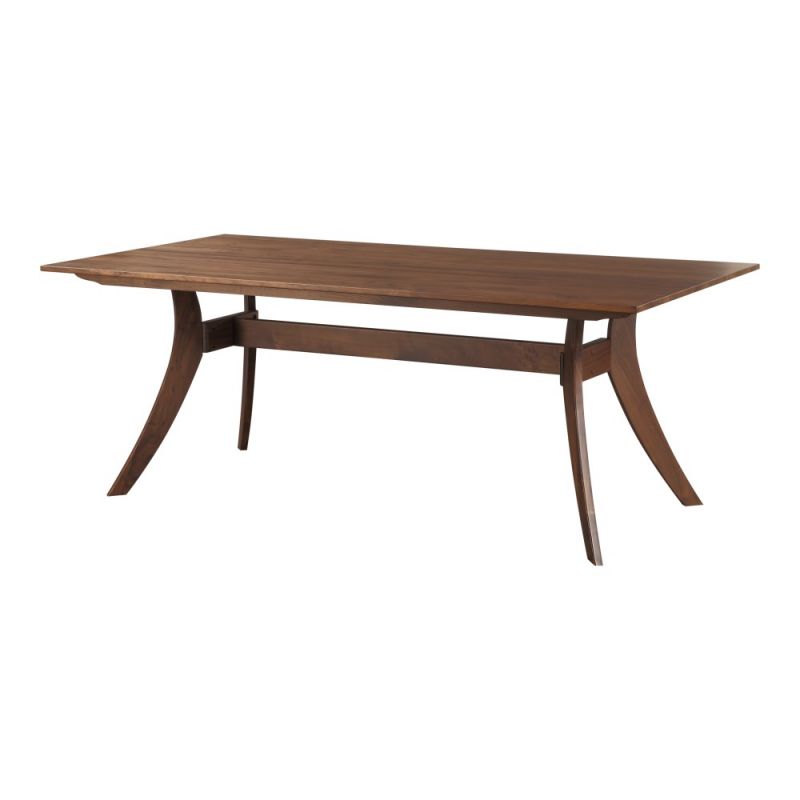 Moes Home - Florence Rectangular Dining Table Small in Walnut - BC-1001-03