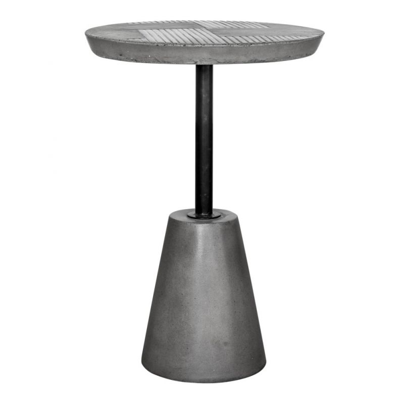 Moes Home - Foundation Outdoor Accent Table Grey - BQ-1046-25