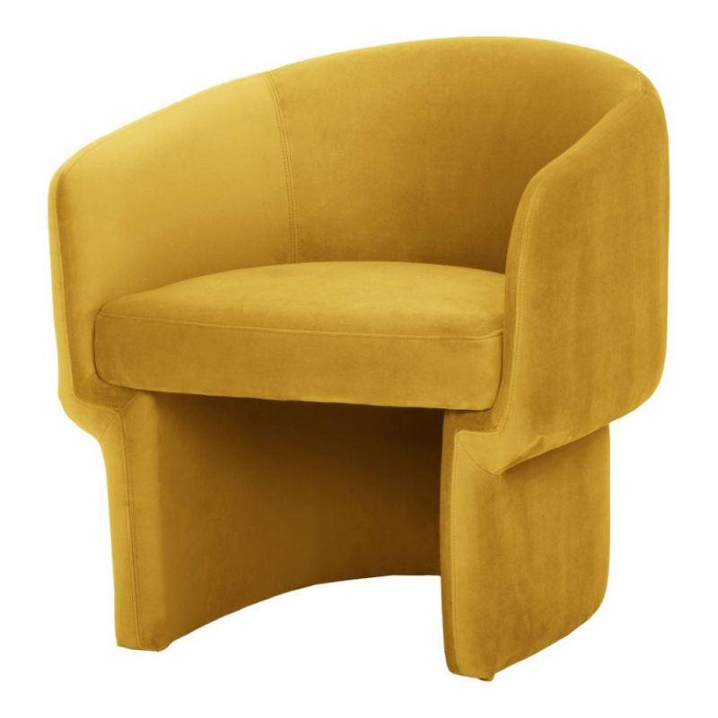 Moes Home - Franco Chair in Mustard - JM-1005-09