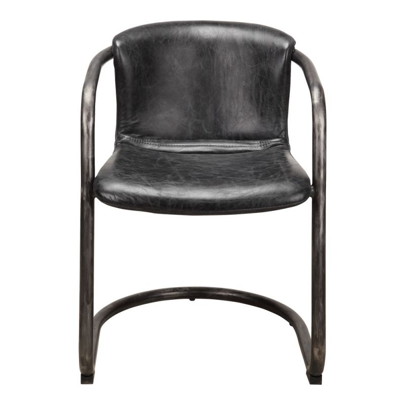 Moes Home - Freeman Dining Chair in Antique Black (Set of 2) - PK-1059-02