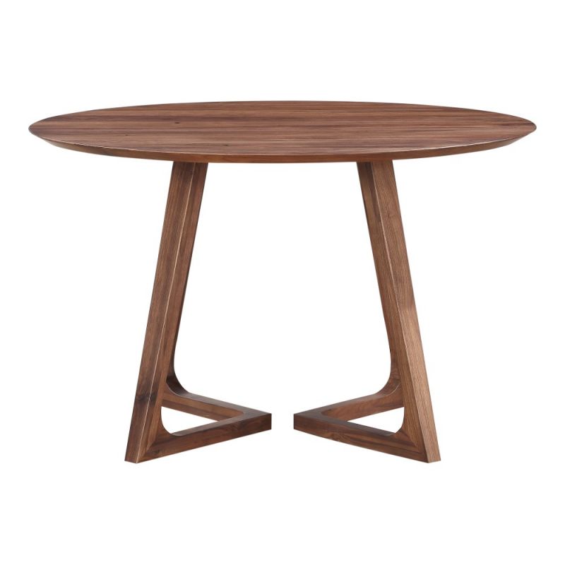 Moes Home - Godenza Dining Table Round in Walnut - CB-1003-03