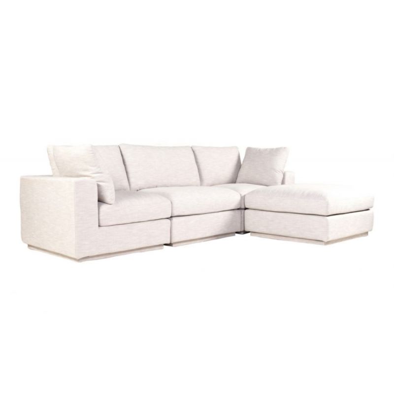 Moes Home - Justin Lounge Modular Sectional in Taupe - RN-1131-39