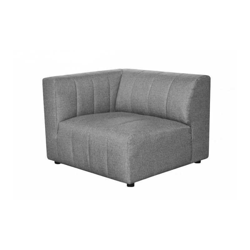 Moes Home - Lyric Arm Chair Leftin  Grey - MT-1022-15