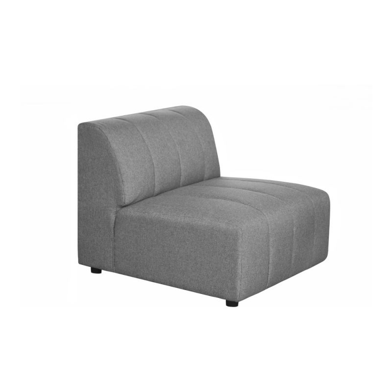 Moes Home - Lyric Slipper Chair in Grey - MT-1024-15