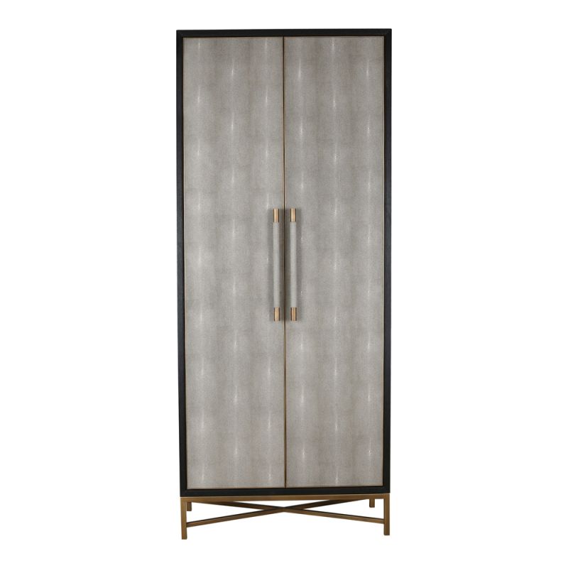 Moes Home - Mako Tall Cabinet Grey - VL-1062-15