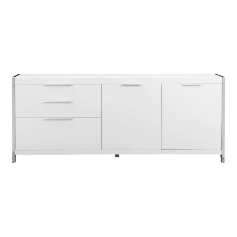 Moes Home - Neo Sideboard in White - ER-1118-18