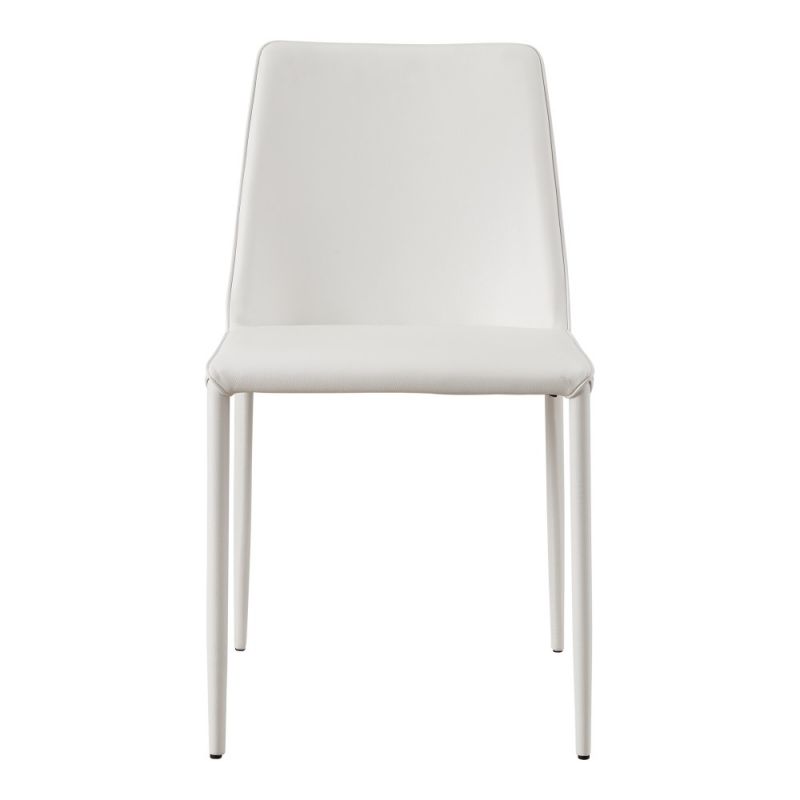 Moes Home - Nora Pu Dining Chair White (Set of 2) - YM-1004-18