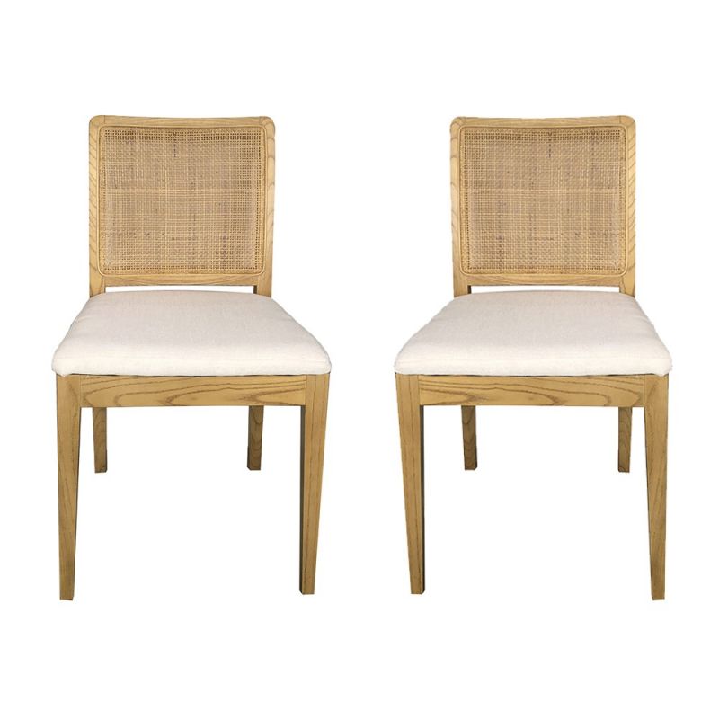 Moes Home - Orville Dining Chair Natural (Set of 2) - FG-1023-24