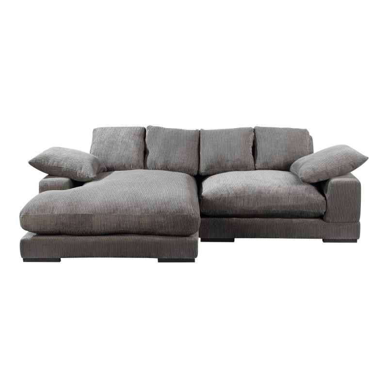 Moes Home - Plunge Sectional in Charcoal - TN-1004-25-0