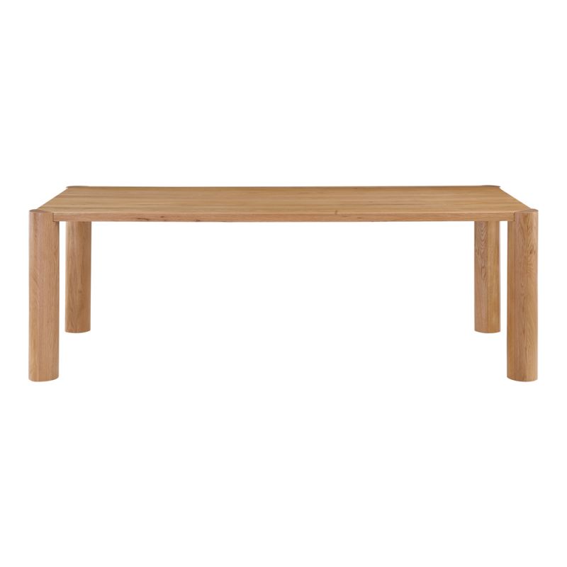 Moes Home - Post Dining Table Oak Natural - BC-1111-18