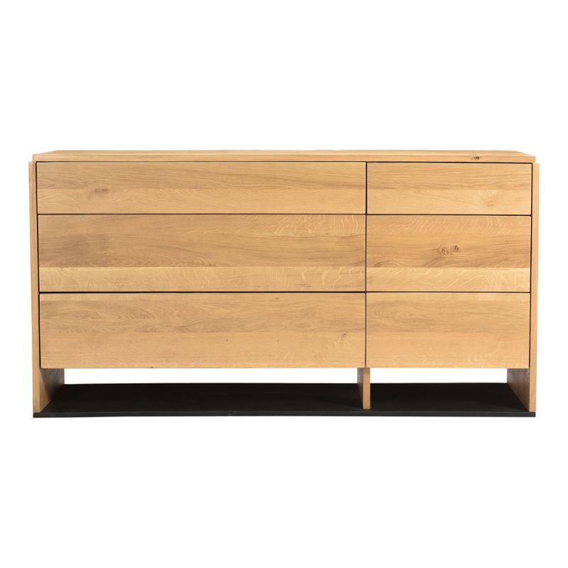 Moes Home - Quinton Dresser Large Natural Oak - VE-1102-24