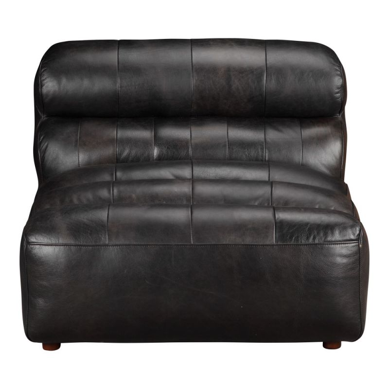 Moes Home - Ramsay Leather Slipper Chair - QN-1009-01