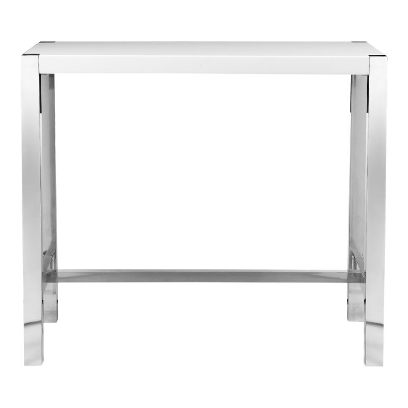 Moes Home - Riva Bar Table in White - ER-1080-18-0