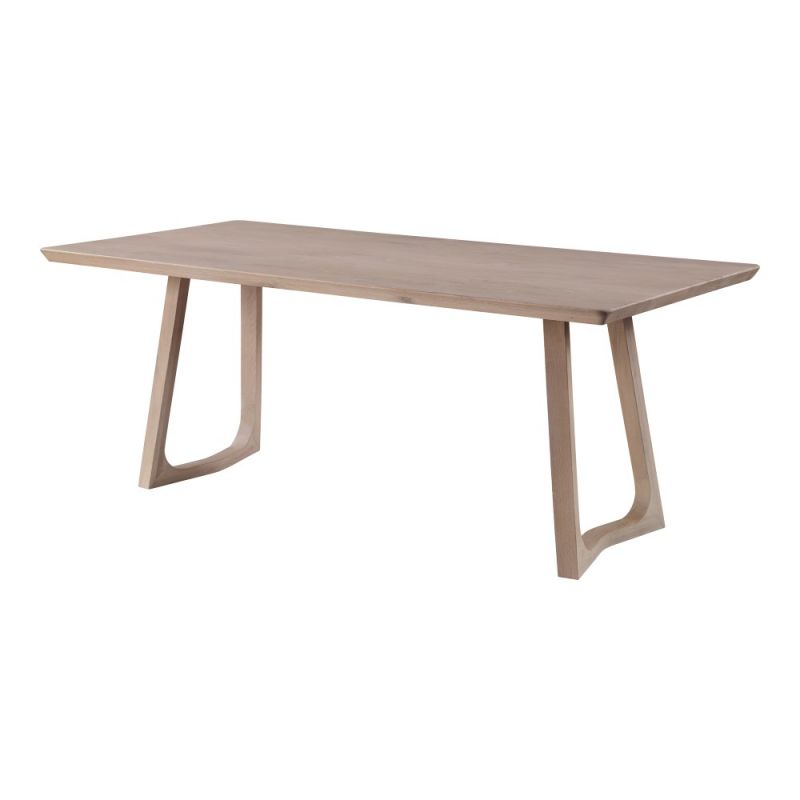 Moes Home - Silas Dining Table in White Oak - BC-1098-18