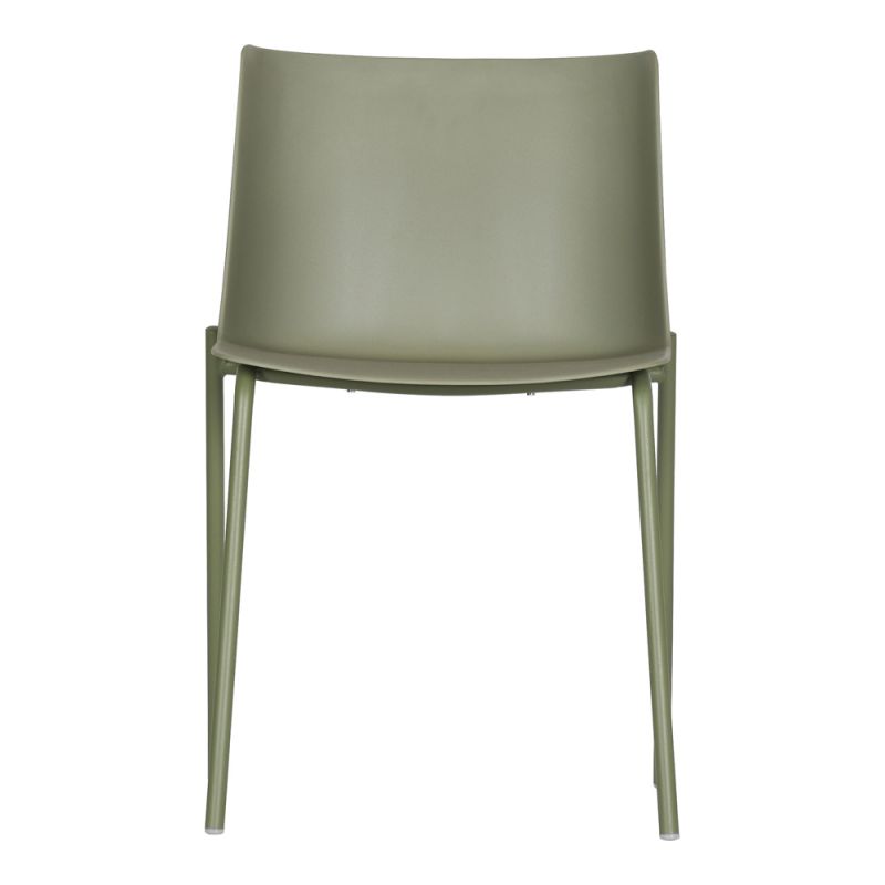Moes Home - Silla Outdoor Dining Chair Sage Green (Set of 2) - QX-1010-16