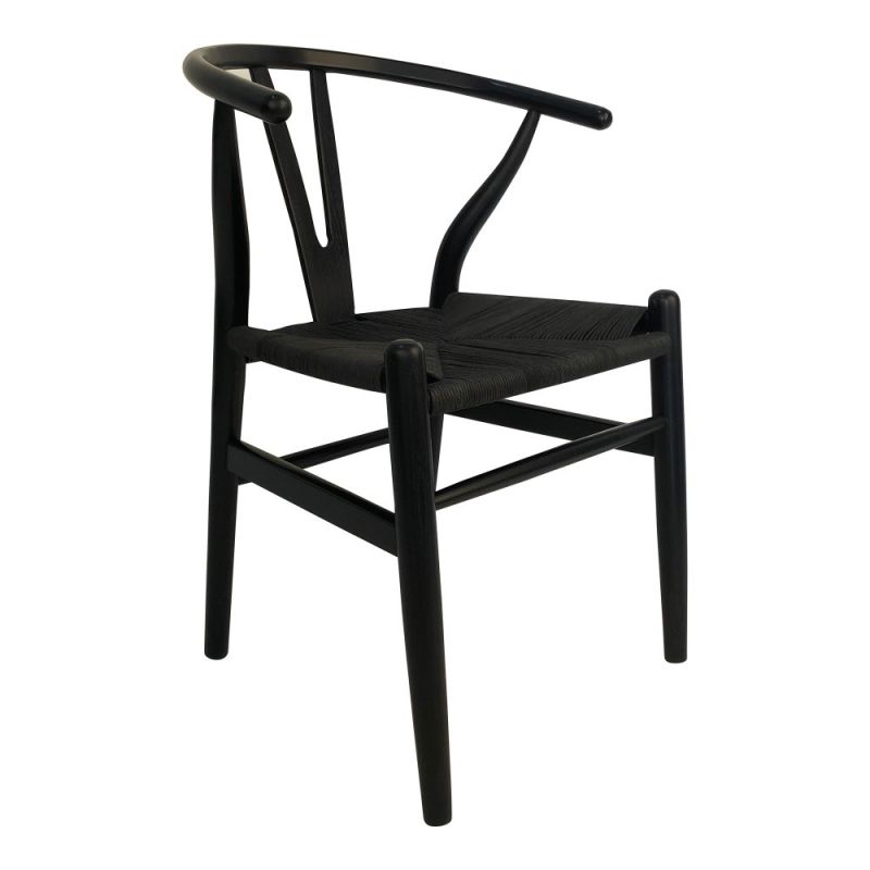 Moes Home - Ventana Dining Chair Black - (Set of 2) - FG-1015-02