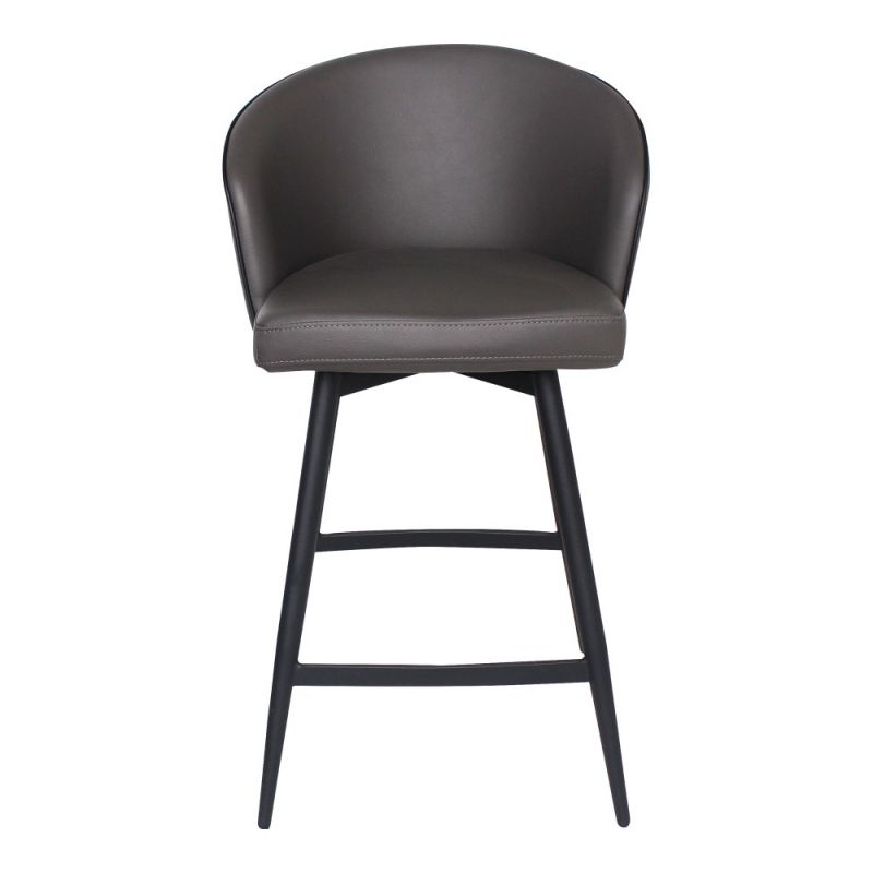 Moes Home - Webber Counter Stool in Charcoal Grey - UU-1004-07