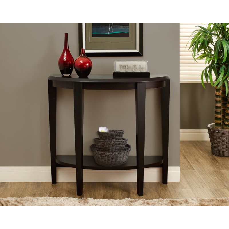 Monarch Specialties - Accent Table, Console, Entryway, Narrow, Sofa, Living Room, Bedroom, Laminate, Brown, Contemporary, Modern - I-2450