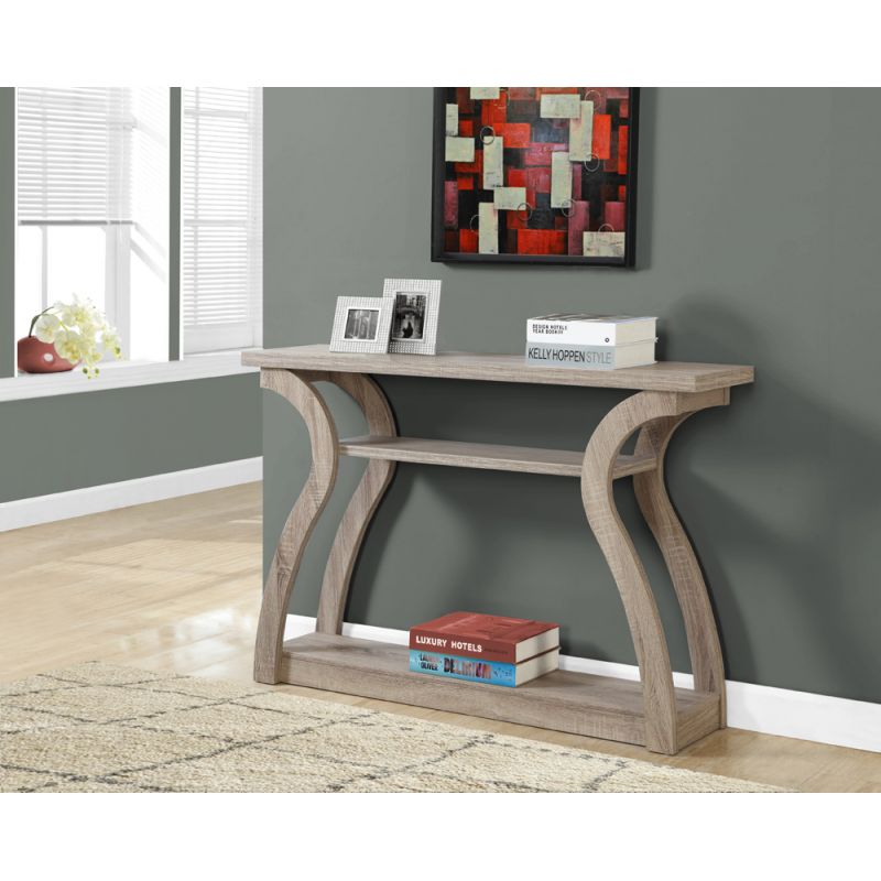 Monarch Specialties - Accent Table, Console, Entryway, Narrow, Sofa, Living Room, Bedroom, Laminate, Brown, Contemporary, Modern - I-2446