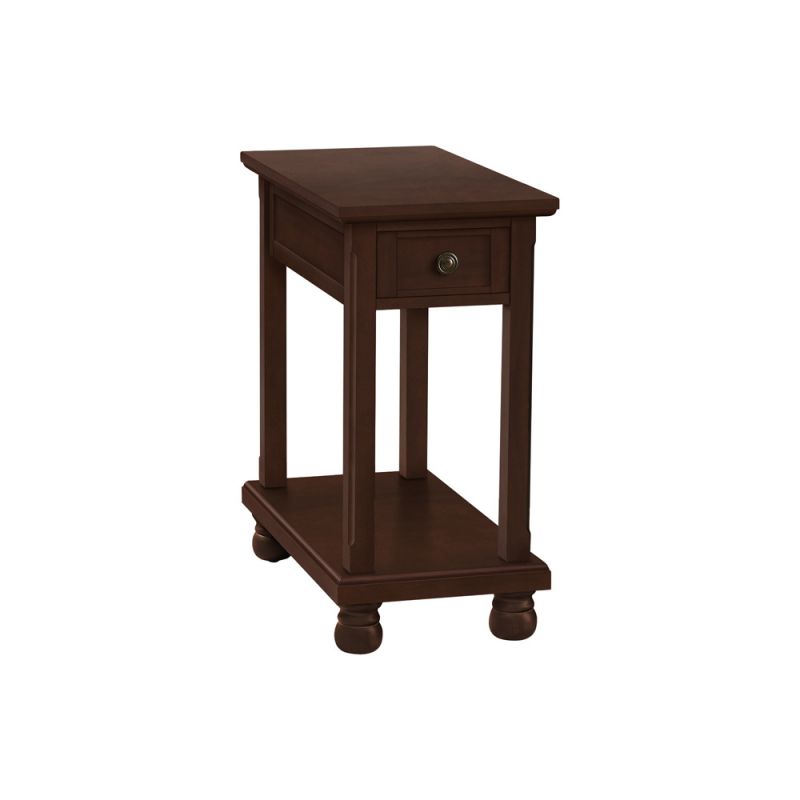 Monarch Specialties - Accent Table, End, Side Table, Narrow, Nightstand, Bedroom, Lamp, Storage Drawer, Brown Veneer, Traditional - I 3967