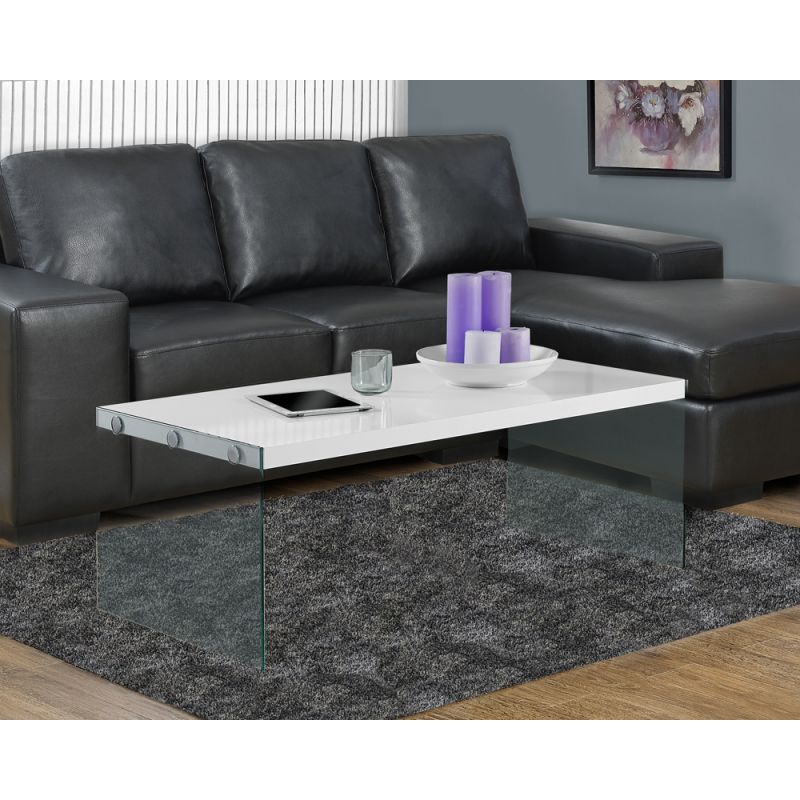 Monarch Specialties - Coffee Table, Accent, Cocktail, Rectangular, Living Room, 44