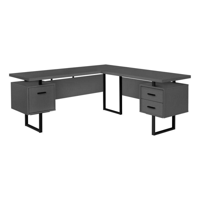 Monarch Specialties - Computer Desk, Home Office, Corner, Left, Right Set-Up, Storage Drawers, 70