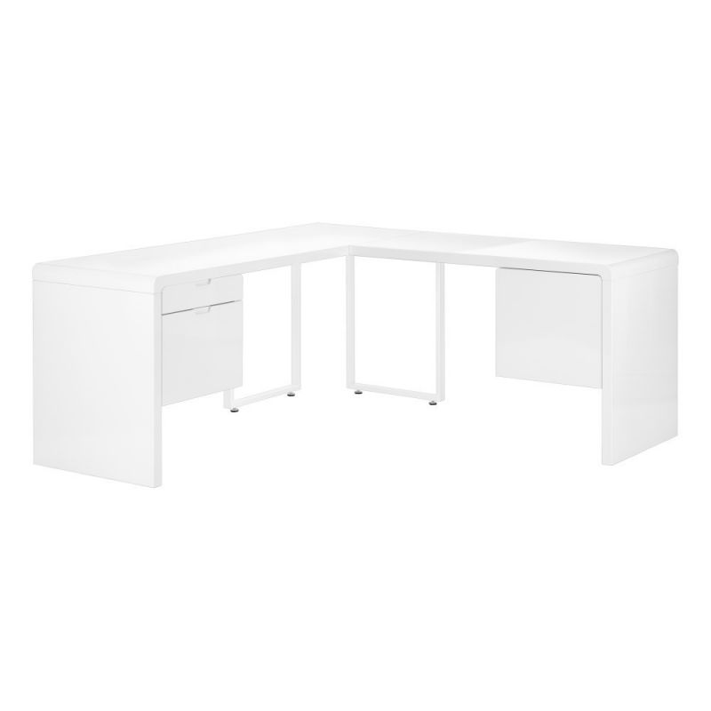 Monarch Specialties - Computer Desk, Home Office, Corner, Left, Right Set-Up, Storage Drawers, 72