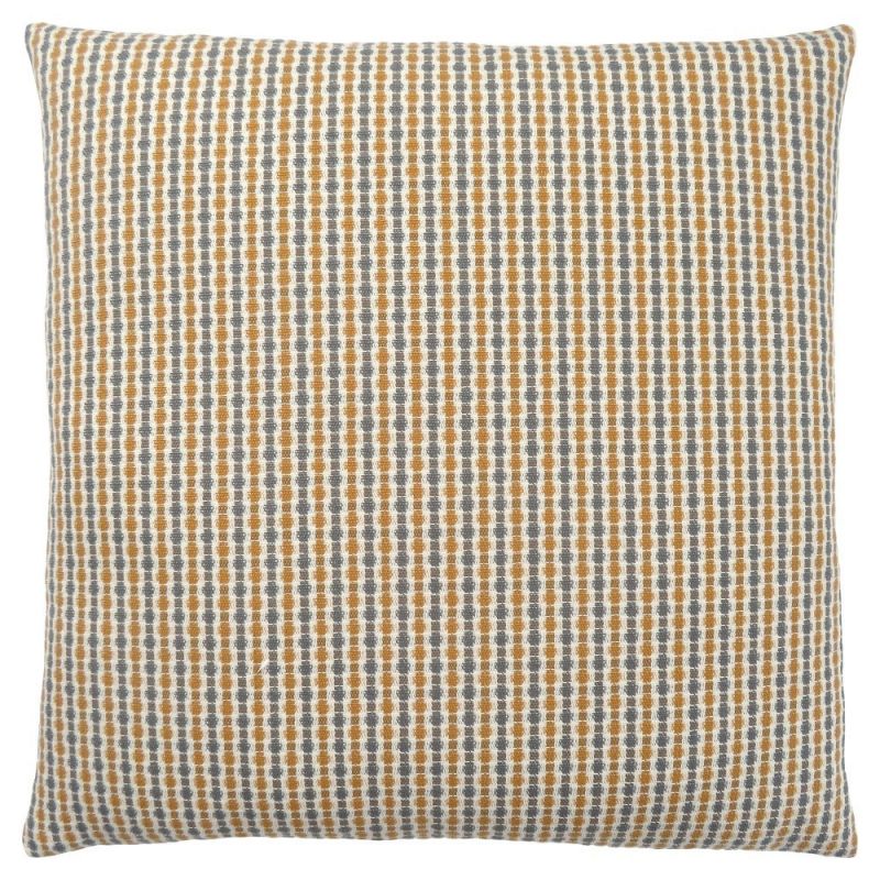 Monarch Specialties - Pillows, 18 X 18 Square, Insert Included, Decorative Throw, Accent, Sofa, Couch, Bedroom, Polyester, Hypoallergenic, Gold, Grey, Modern - I-9234