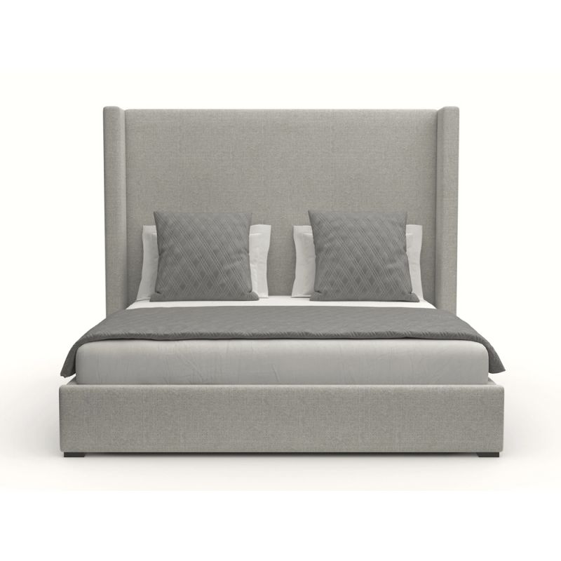 Nativa Interiors - Aylet Plain Upholstered Medium King Grey Bed - BED-AYLET-PL-MID-KN-PF-GREY
