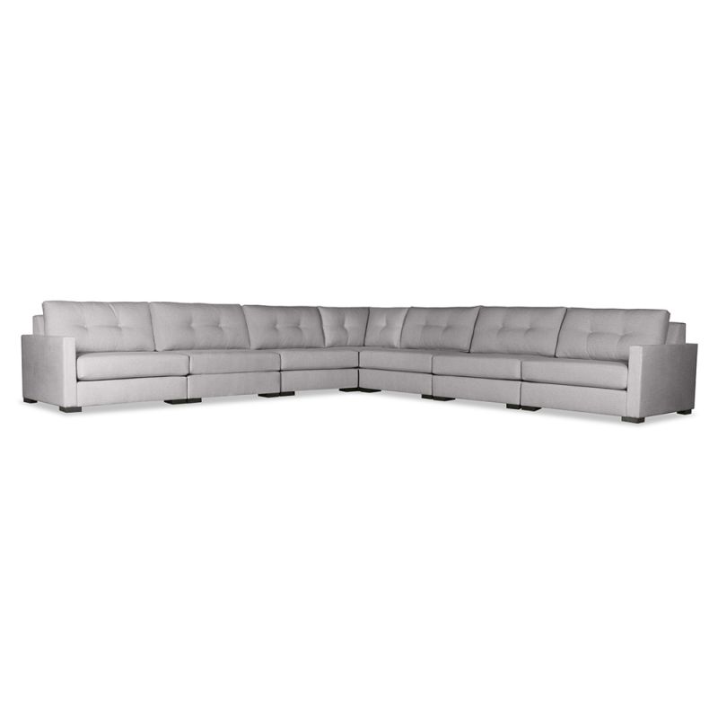 Nativa Interiors - Chester Buttoned Modular L-Shaped Sectional King 159