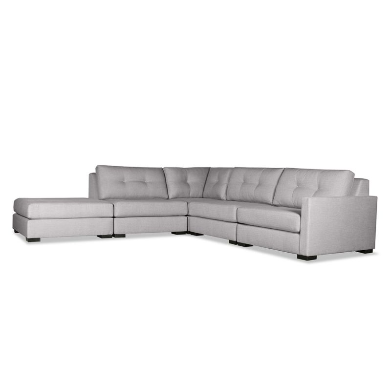 Nativa Interiors - Chester Buttoned Modular L-Shaped Sectional Right Arm Facing 121