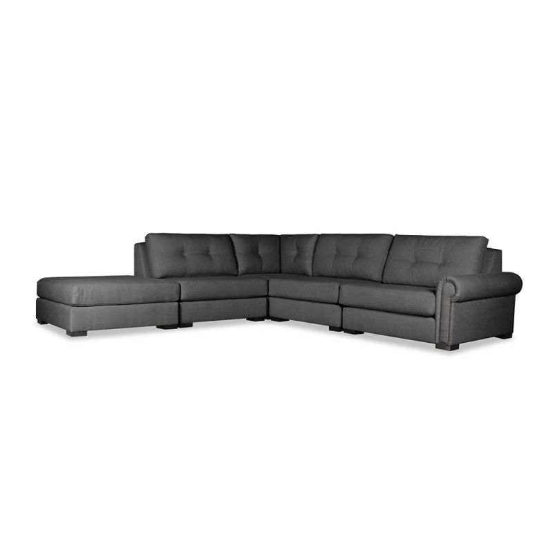 Nativa Interiors - Sylviane Buttoned Modular L-Shaped Sectional Right Arm Facing 121