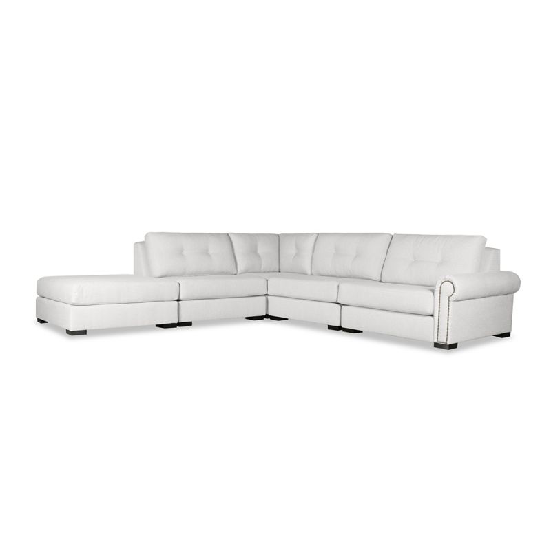 Nativa Interiors - Sylviane Buttoned Modular L-Shaped Sectional Right Arm Facing 128