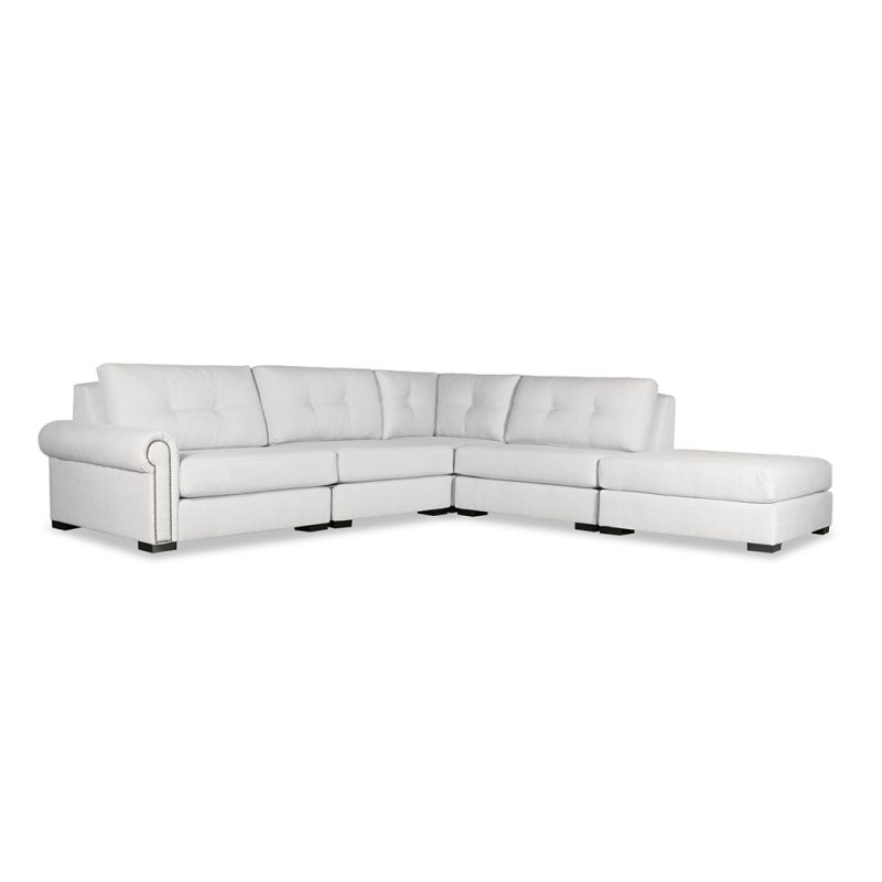 Nativa Interiors - Sylviane Buttoned Modular L-Shaped Sectional Left Arm Facing 121