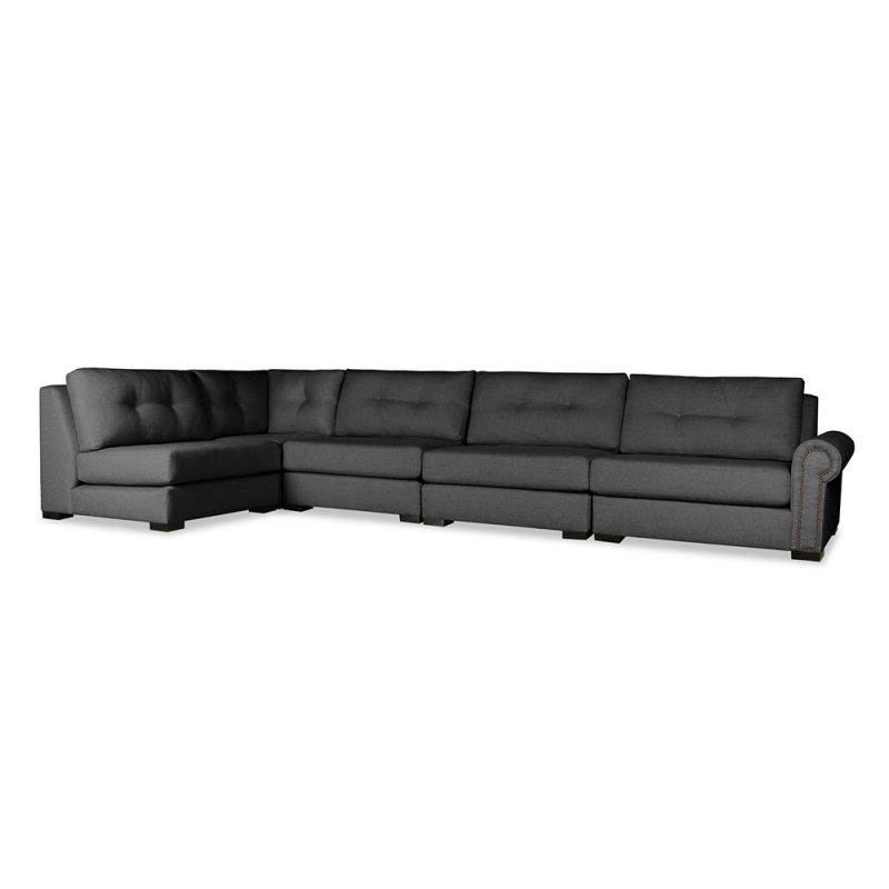 Nativa Interiors - Sylviane Buttoned Modular L-Shaped Sectional Right Arm Facing 83