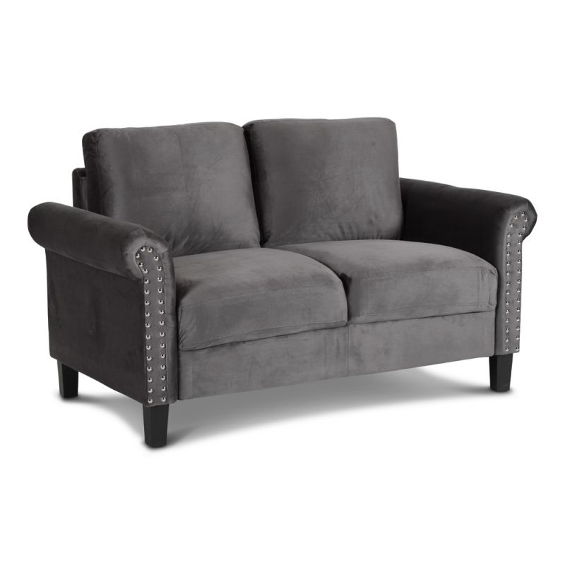 New Classic Furniture - Alani Loveseat-Slate Gray - UKD16-20-GRY