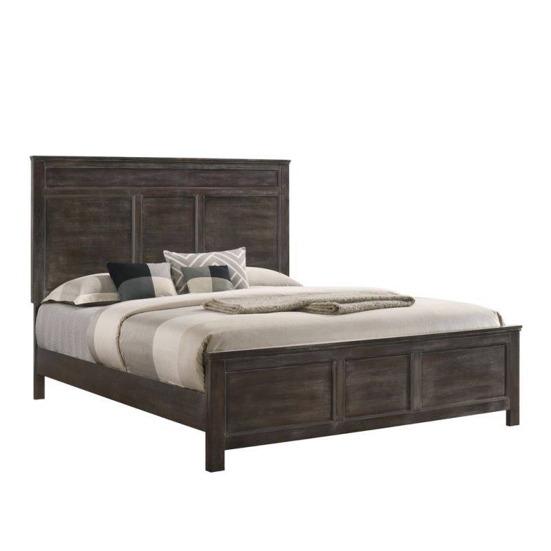 New Classic Furniture - Andover 3/3 Twin Bed - Nutmeg - 00-677B-500